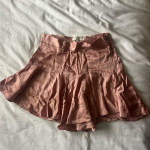 Florence the label pink satin skirt-shorts Skort!